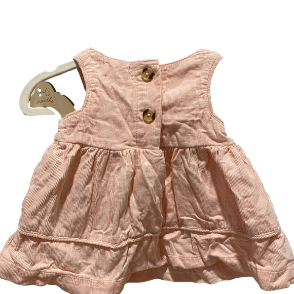 Rise little earthling pink cord dress 3-6 months. - Picture 4 of 6